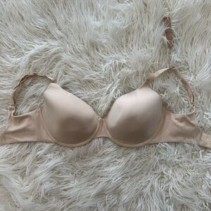 Skims Fits Everybody T-shirt Demi Bra Sand Size 34DDD